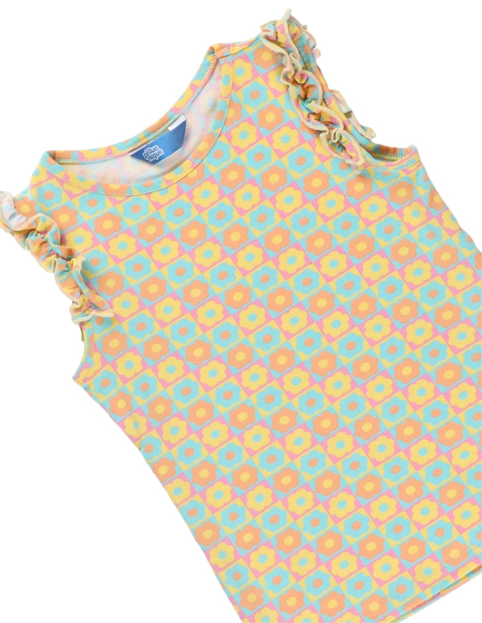 Set de blusa Piquenique para niña