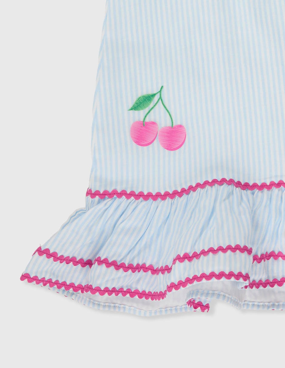 Vestido hello kitty "manga" regular "para" infantil niña 3