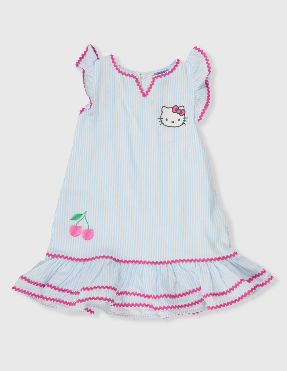 Vestido hello kitty 'manga' regular 'para' infantil niña
