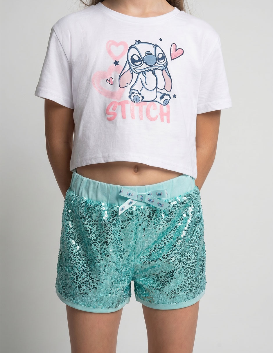 Conjunto casual disney disney de algodón infantil niña