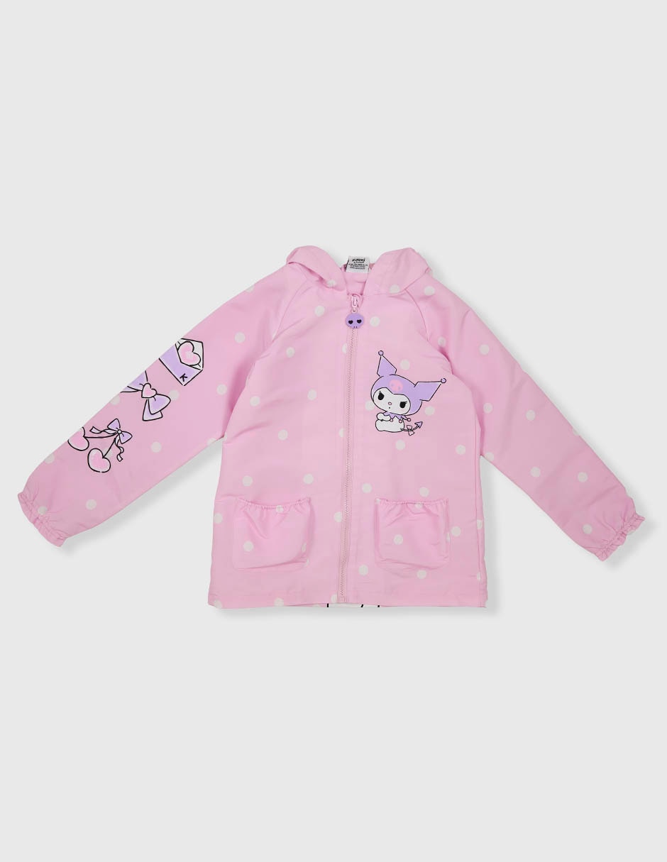 Impermeable kuromi hello kitty 'para' niña