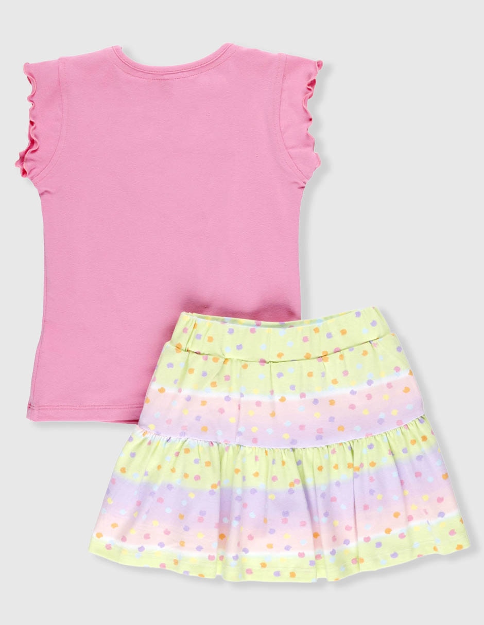 Conjunto casual gabby's dollhouse gabbys de algodón infantil niña