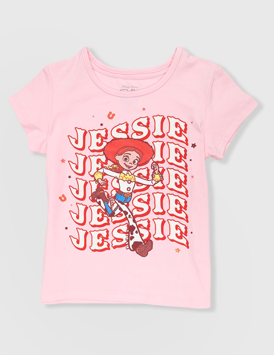 Playera disney disney jessie manga regular infantil niña