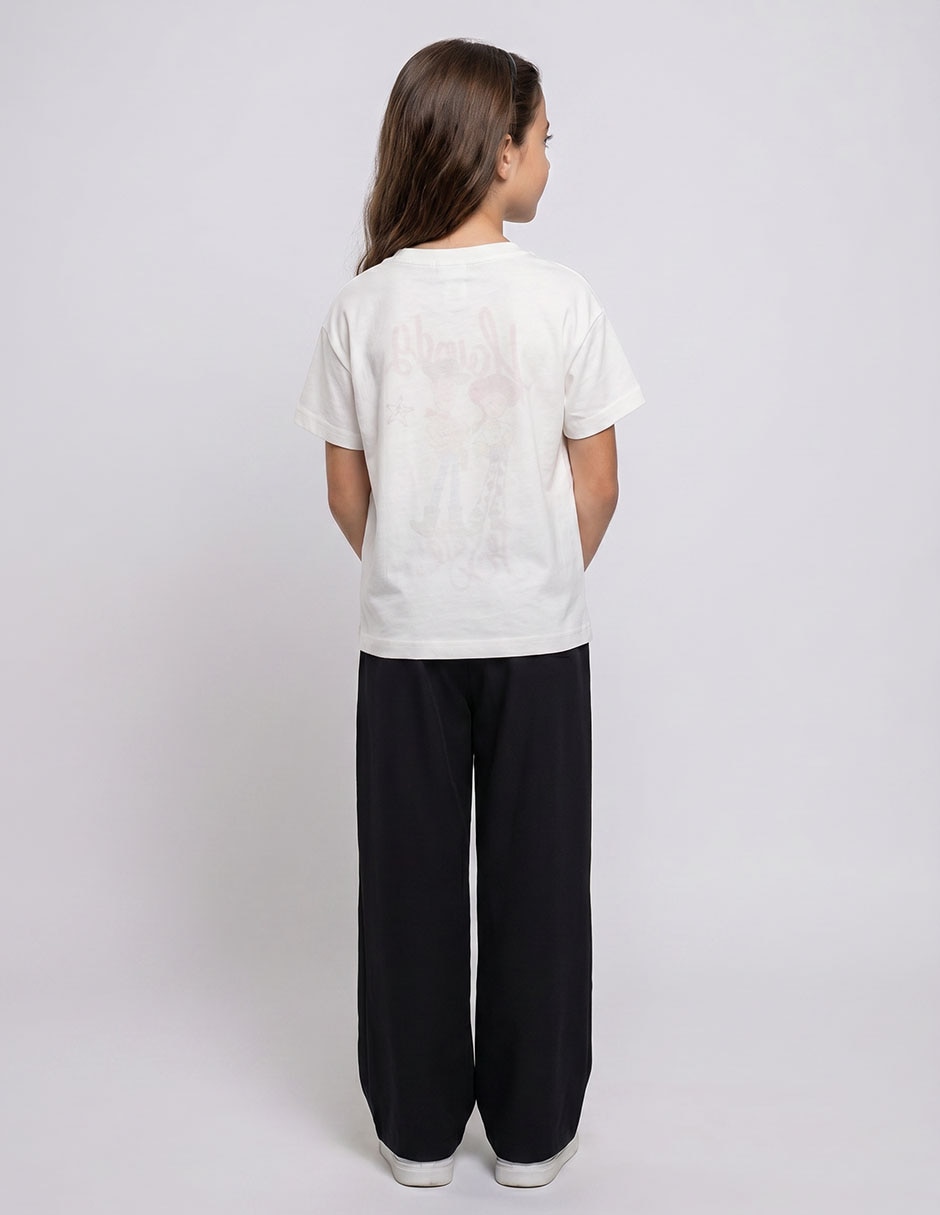 Playera disney disney jessie manga regular infantil niña