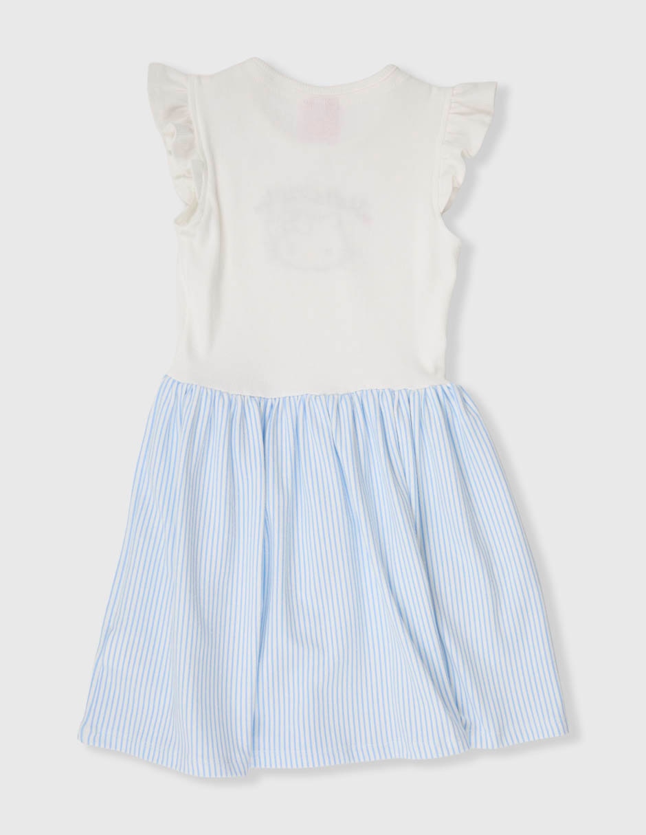 Vestido Hello Kitty Hello Kitty Manga Regular Para Infantil Niña