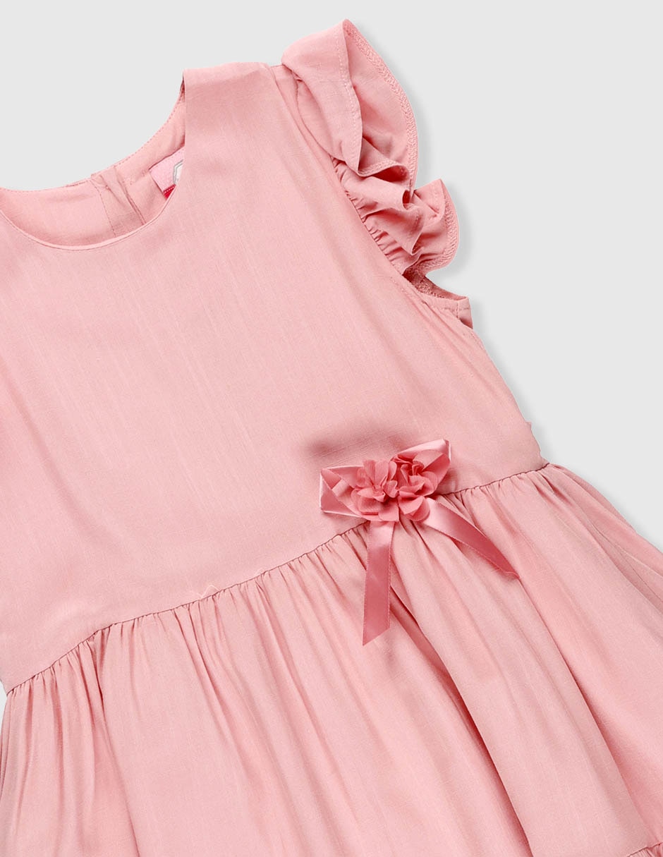 Vestido Chersi manga mariposa para niña