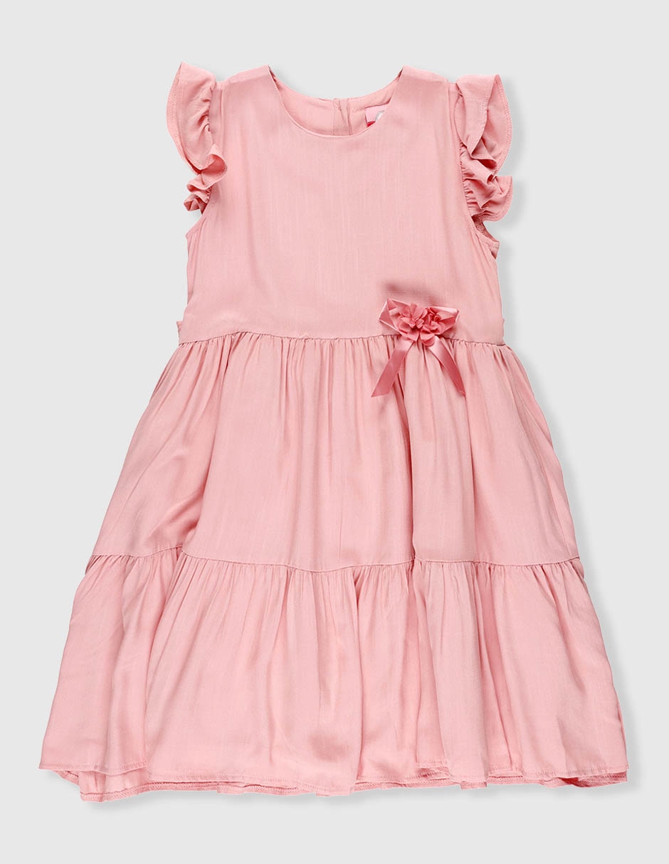 Vestido manga mariposa para niña Vestido manga mariposa para niña