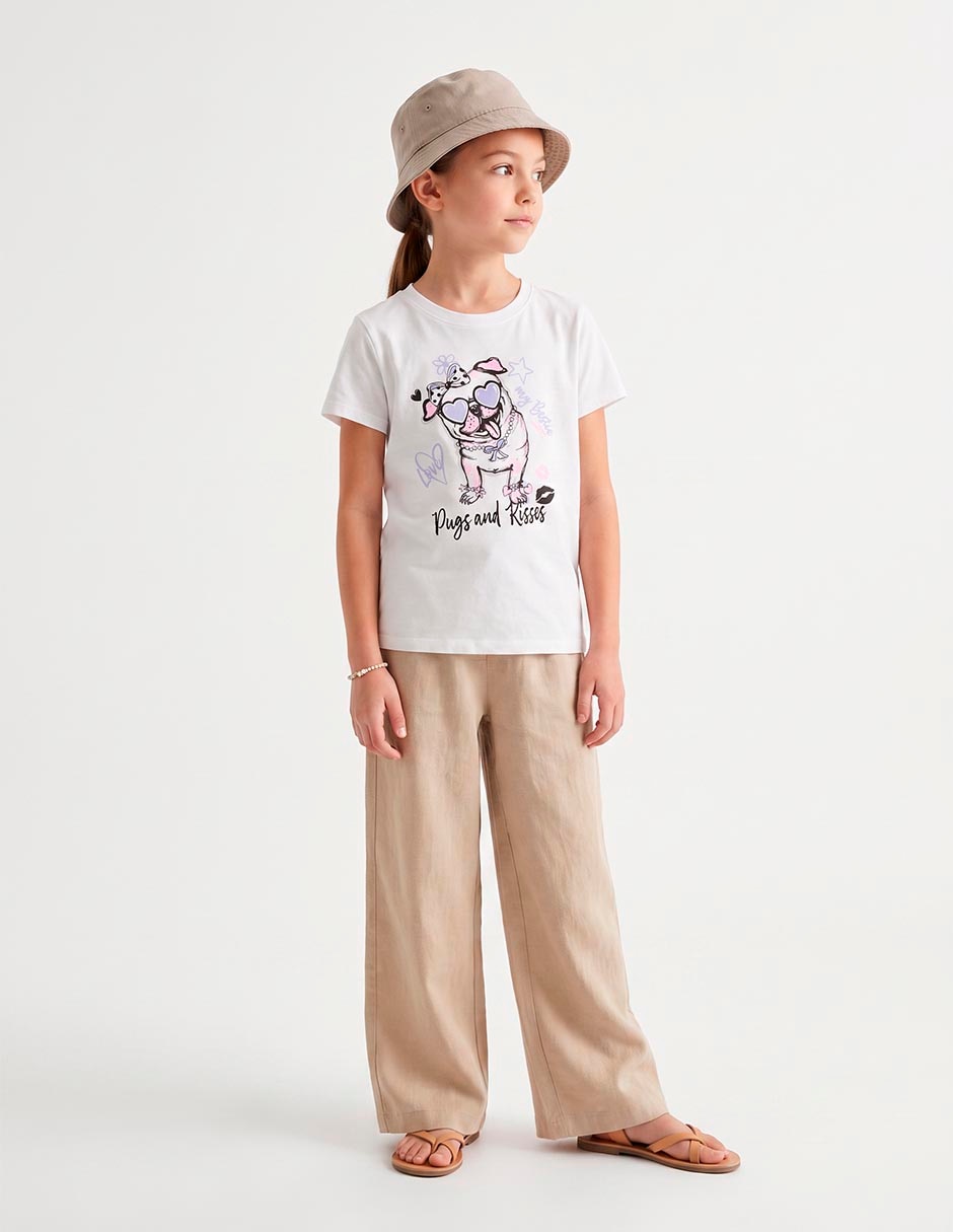 Playera manga corta para niña 2