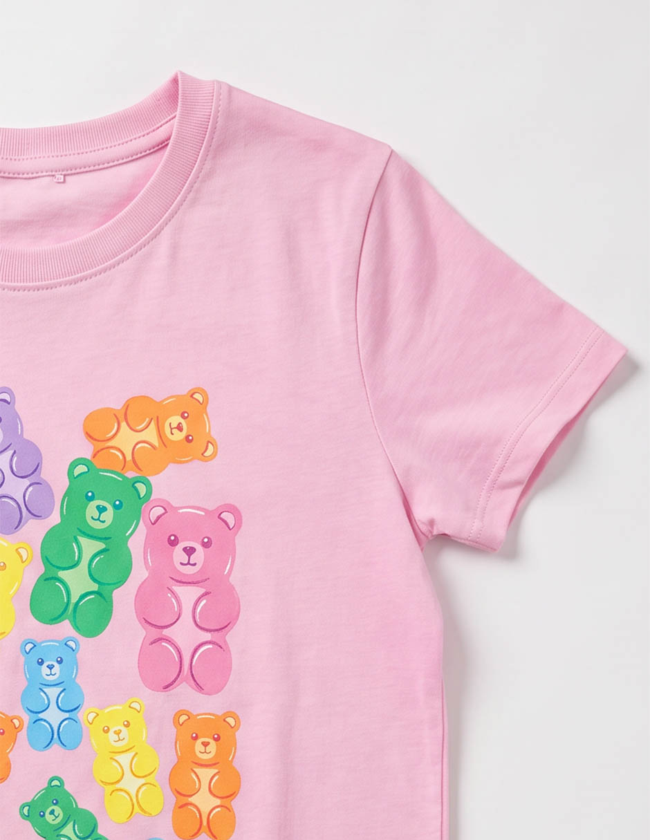 Playera manga corta para niña 4