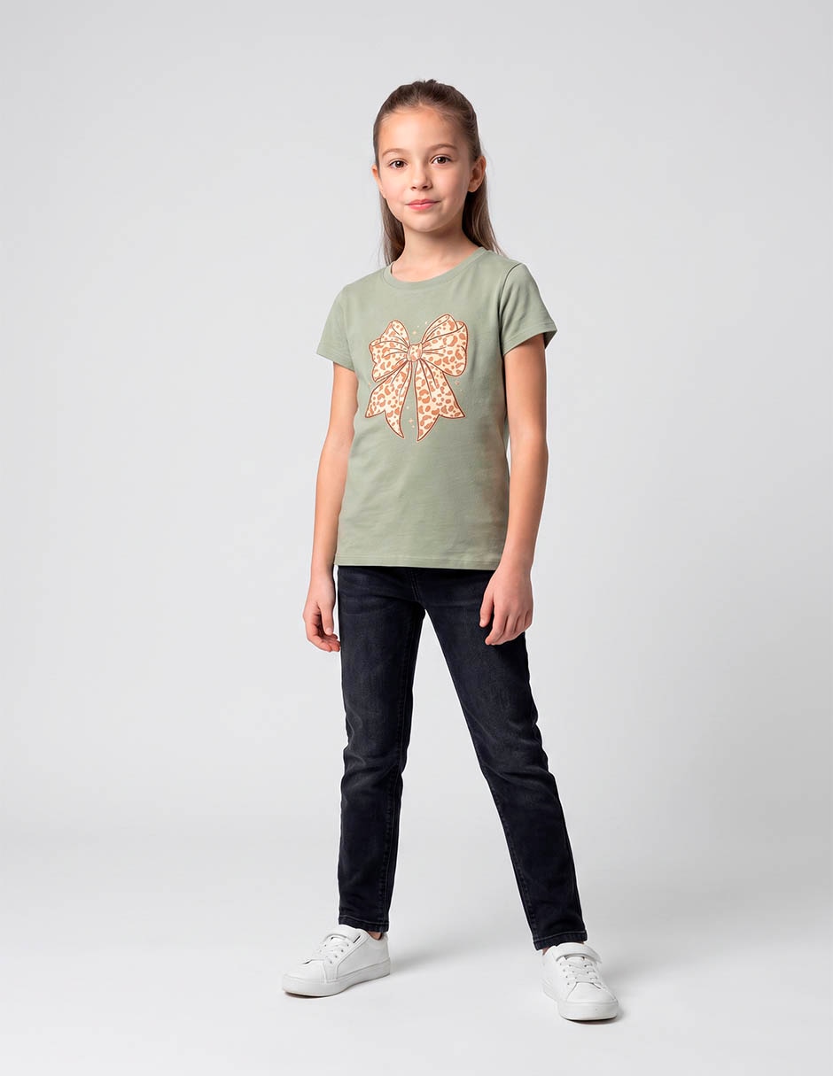 Playera manga corta para niña Playera manga corta para niña