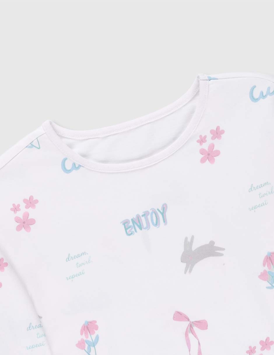 Playera manga larga para niña 2