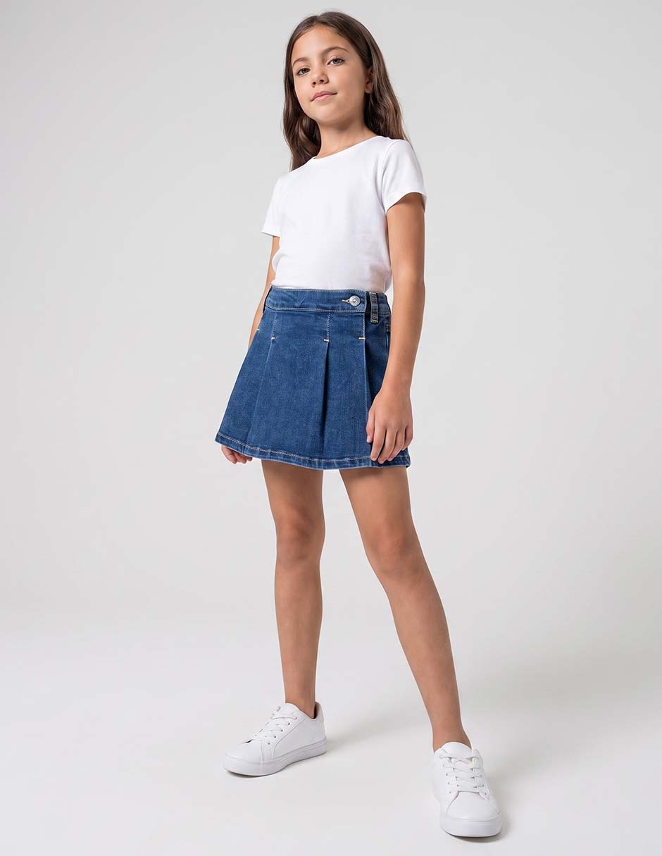 Falda short para niña Falda short para niña