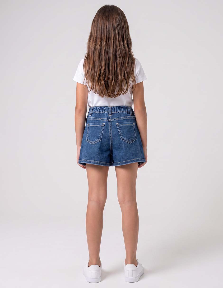 Falda short para niña 5