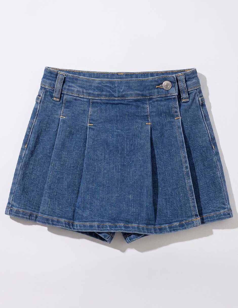 Falda short para niña 4
