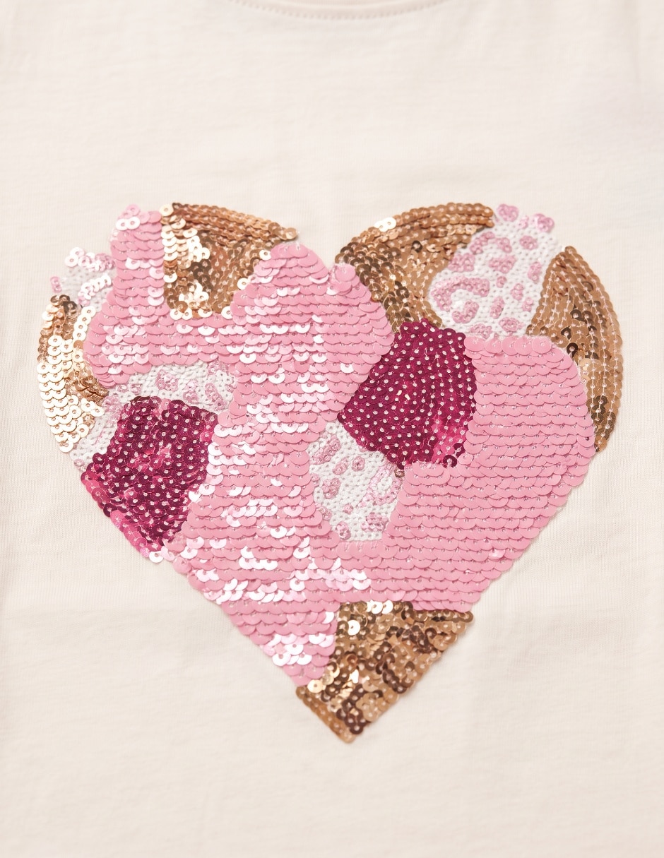 Playera manga corta para niña 5
