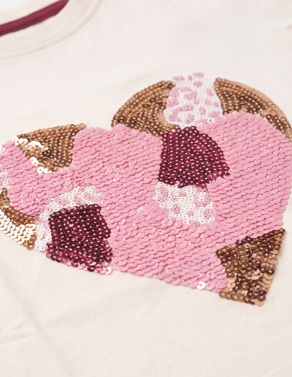 Playera manga corta para niña 6