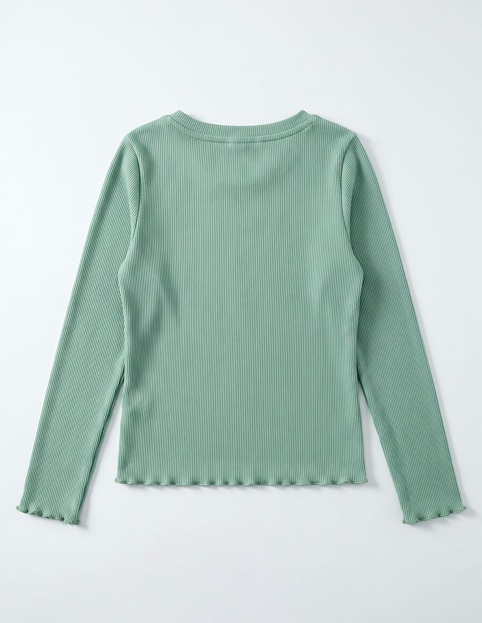Playera manga larga para niña 3