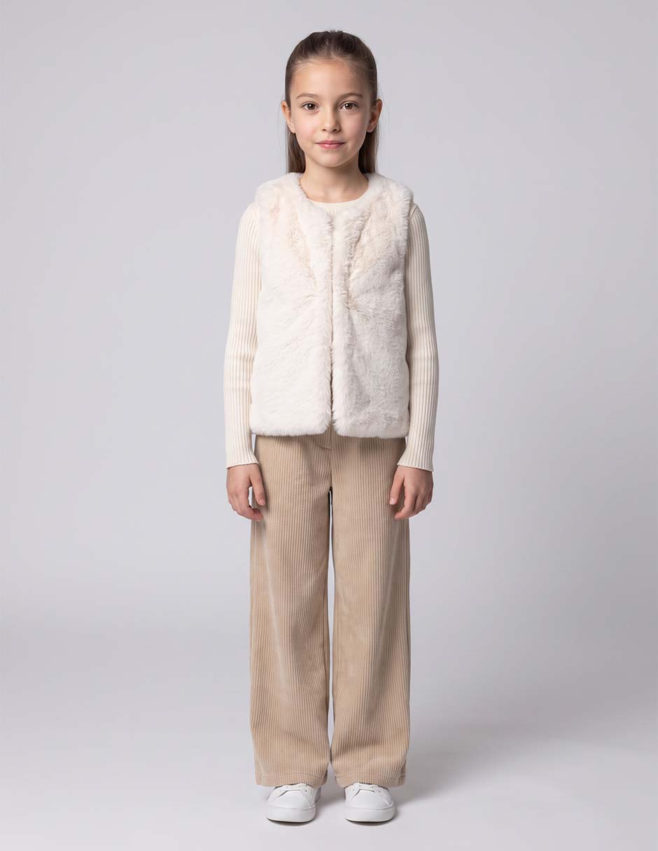 Chaleco para niña
