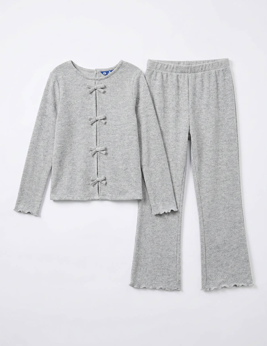 Conjunto de algodón para niña 2 piezas 2