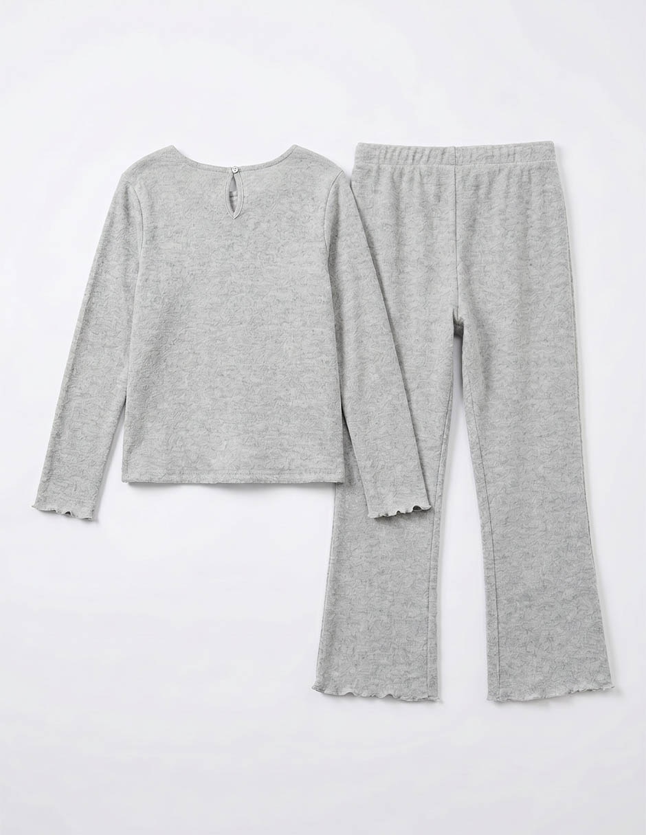 Conjunto de algodón para niña 2 piezas 3