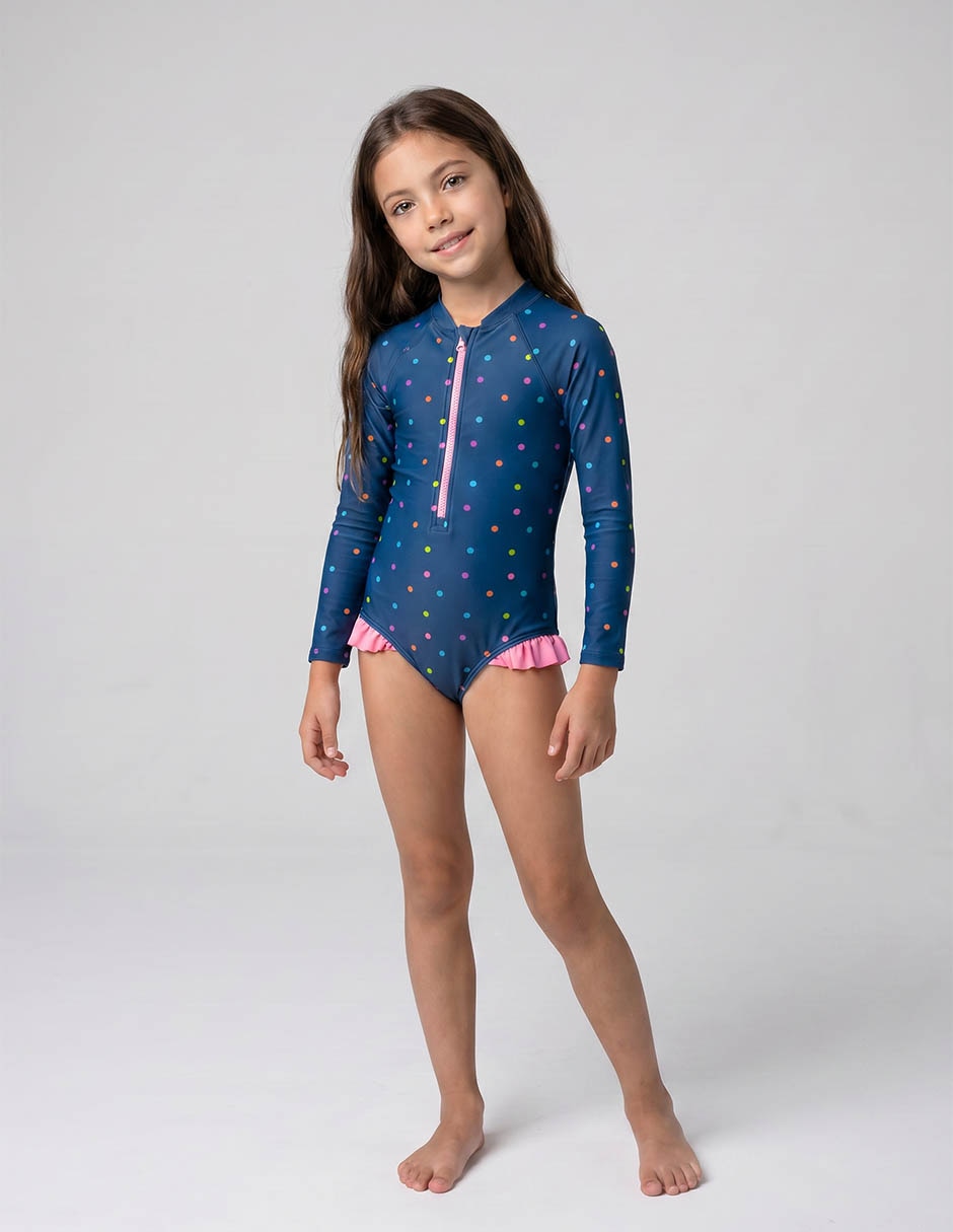 Traje de baño completo para niña