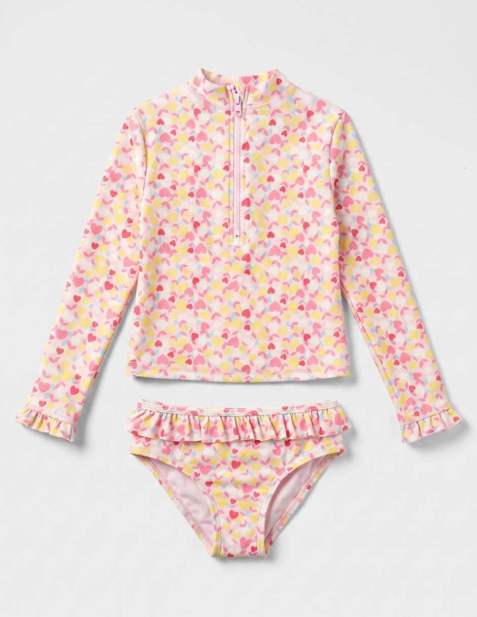 Traje de baño bikini piquenique para niña