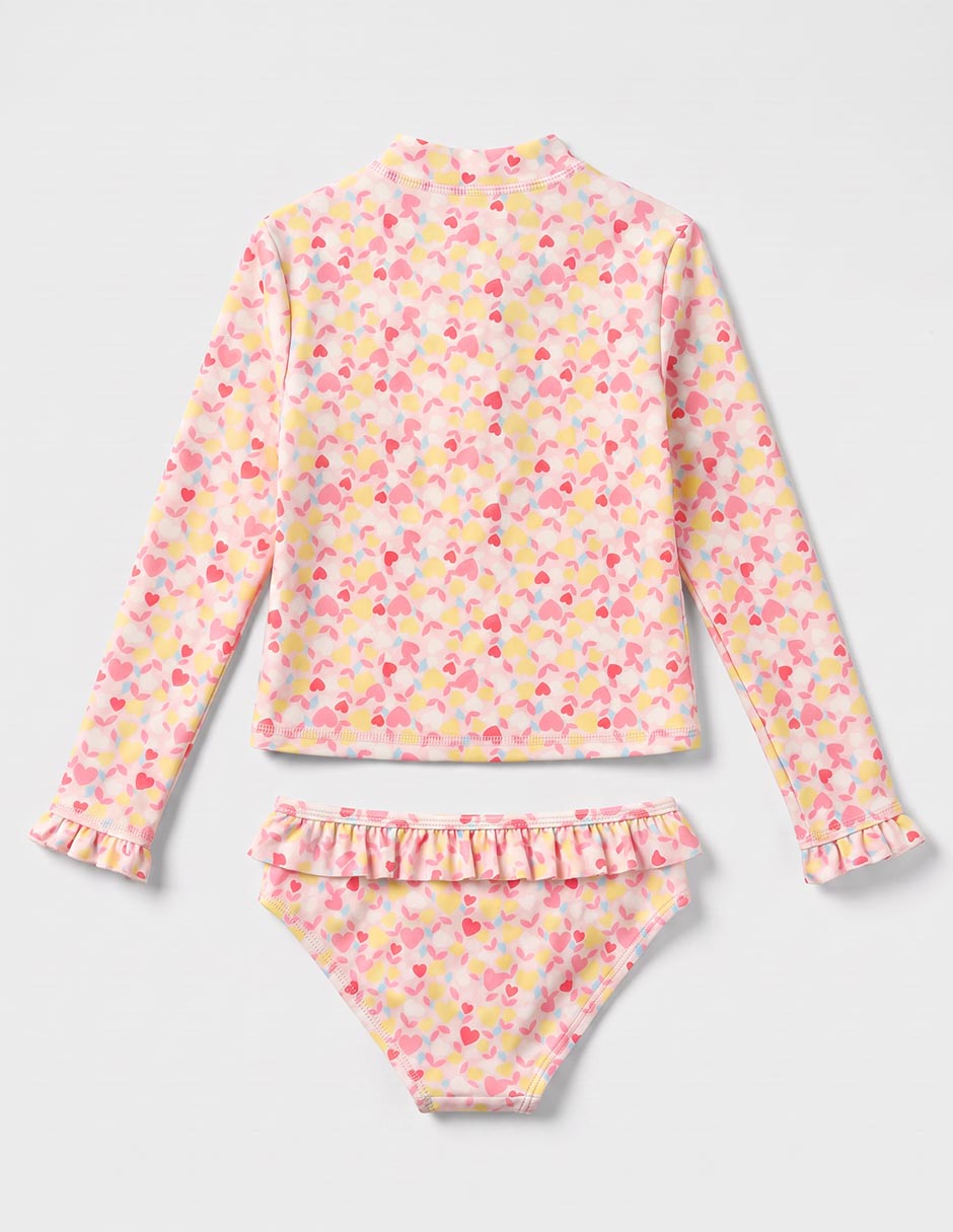 Traje de baño bikini piquenique para niña