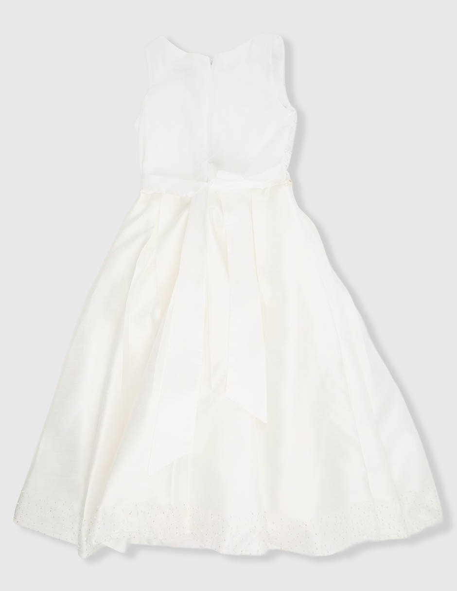 Vestido pink & violet manga regular infantil niña