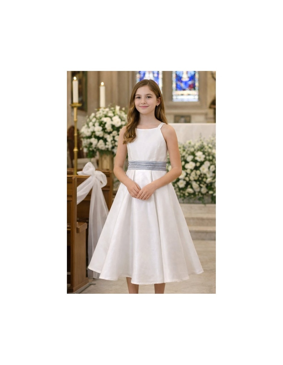 Vestido manga larga para niña