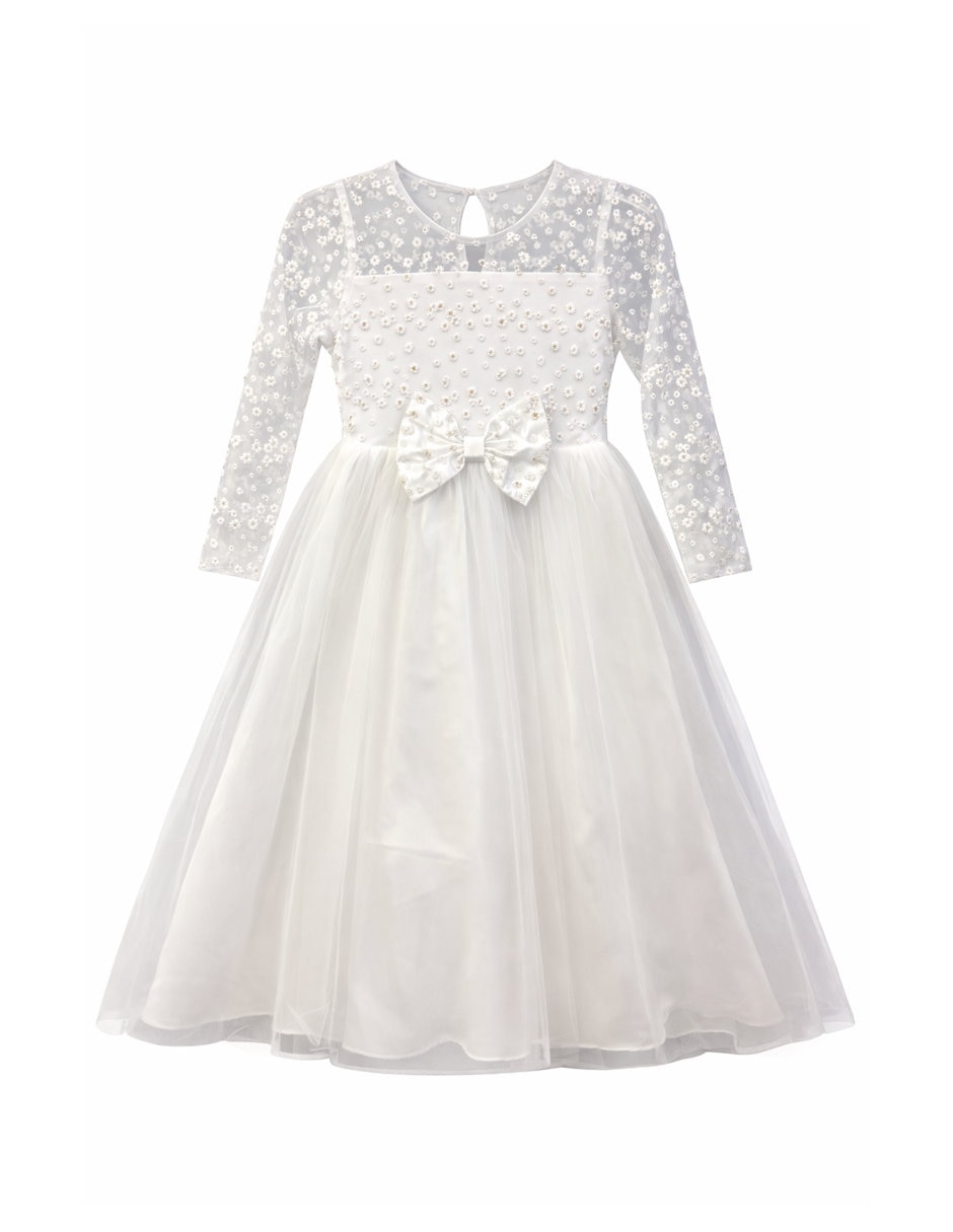 Vestido manga larga para niña Vestido manga larga para niña