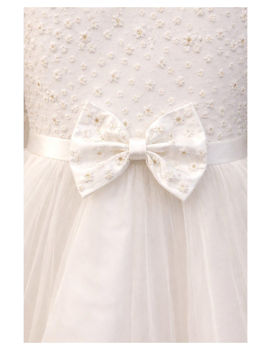 Vestido manga larga para niña 3