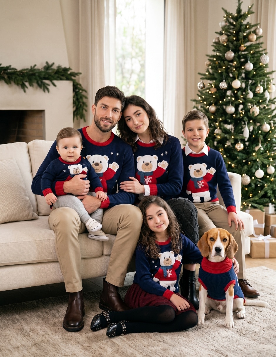 Suéter navideño para niña 2