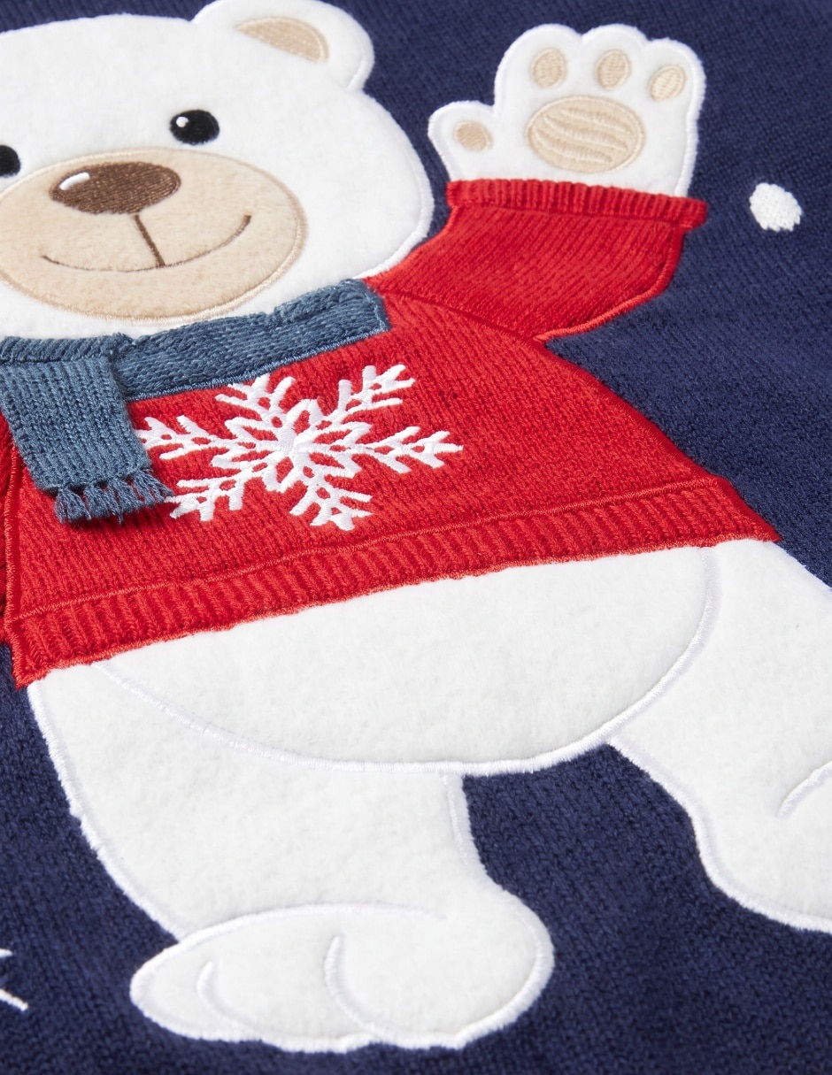 Suéter navideño para niña 6