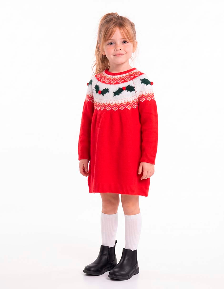 Suéter navideño para niña Suéter navideño para niña