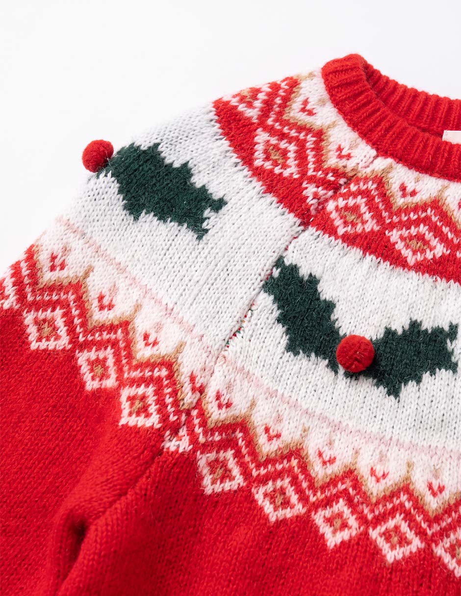 Suéter navideño para niña 5