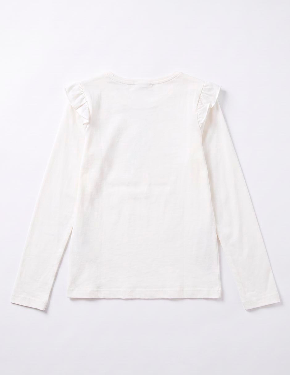 Playera piquenique manga larga para niña