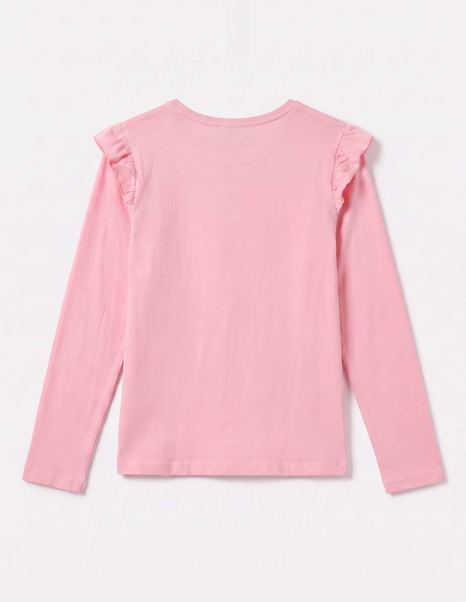 Playera manga larga para niña 3