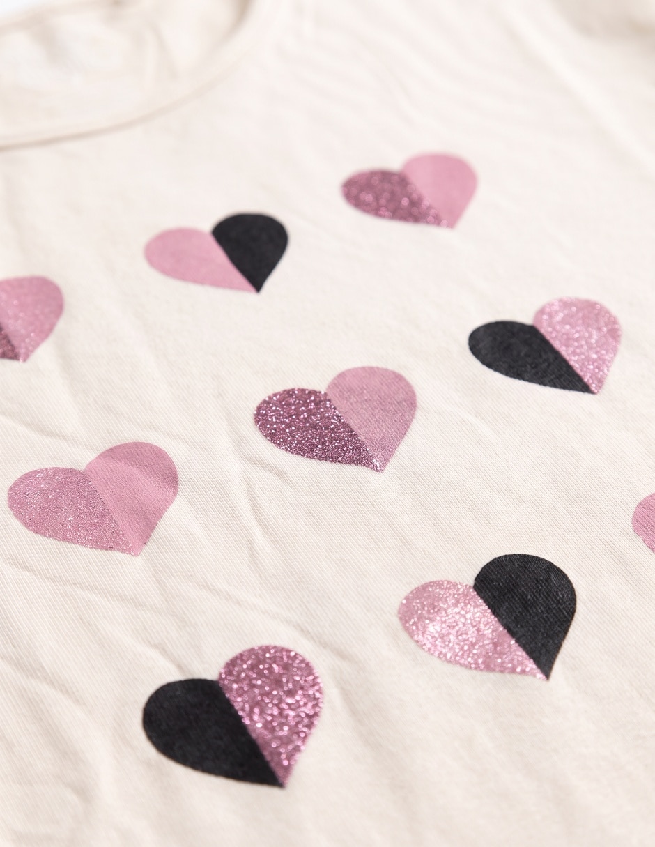 Playera manga larga para niña 5