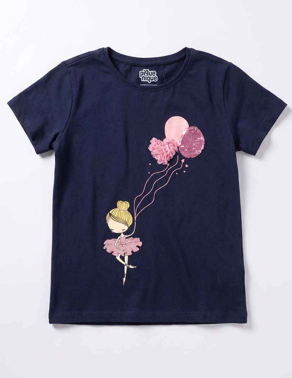 Playera manga corta para niña 2