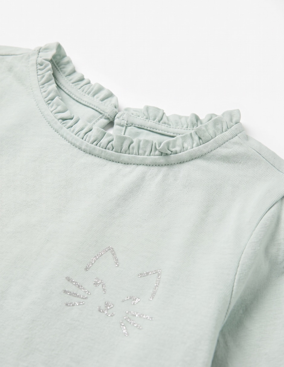 Playera manga larga para niña 5