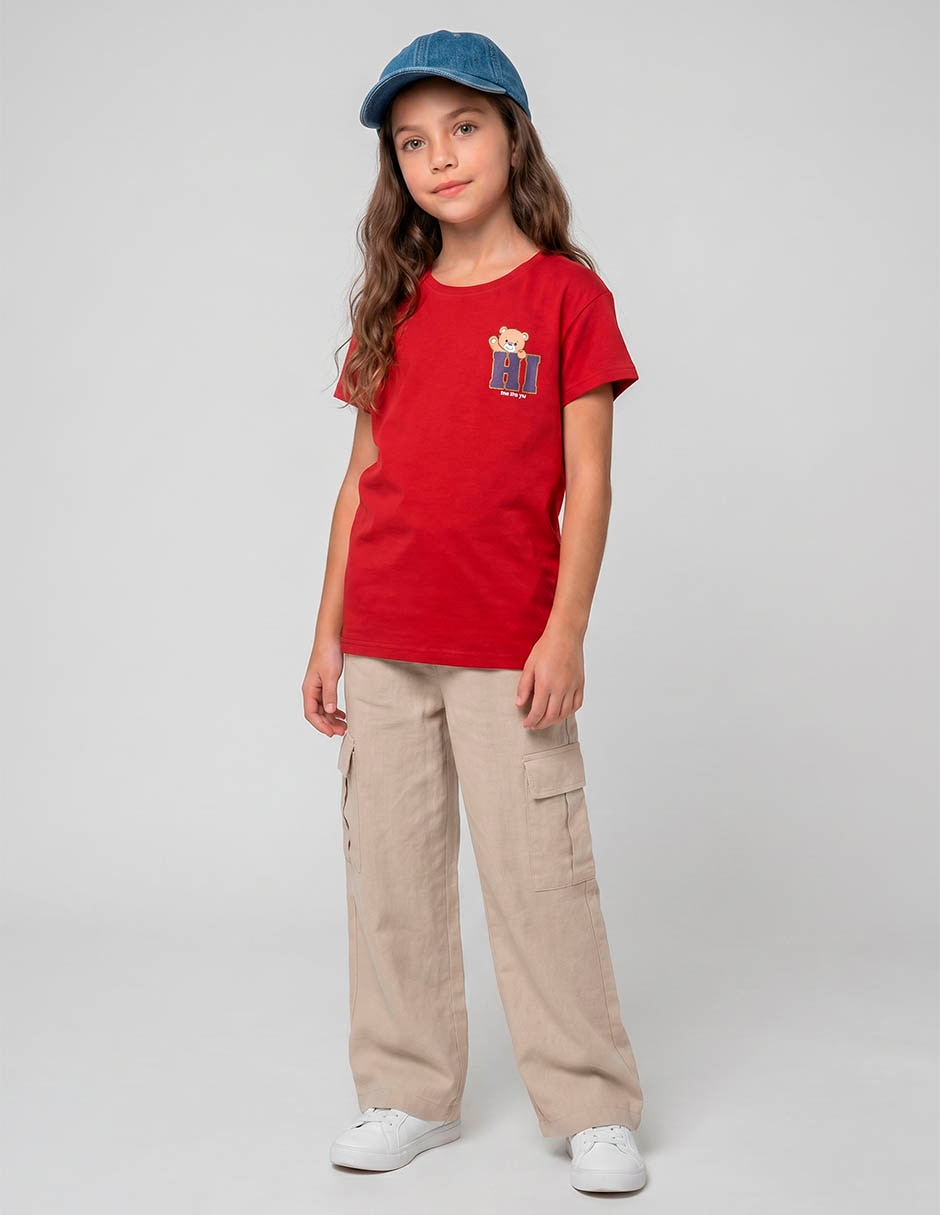 Playera manga corta para niña 1