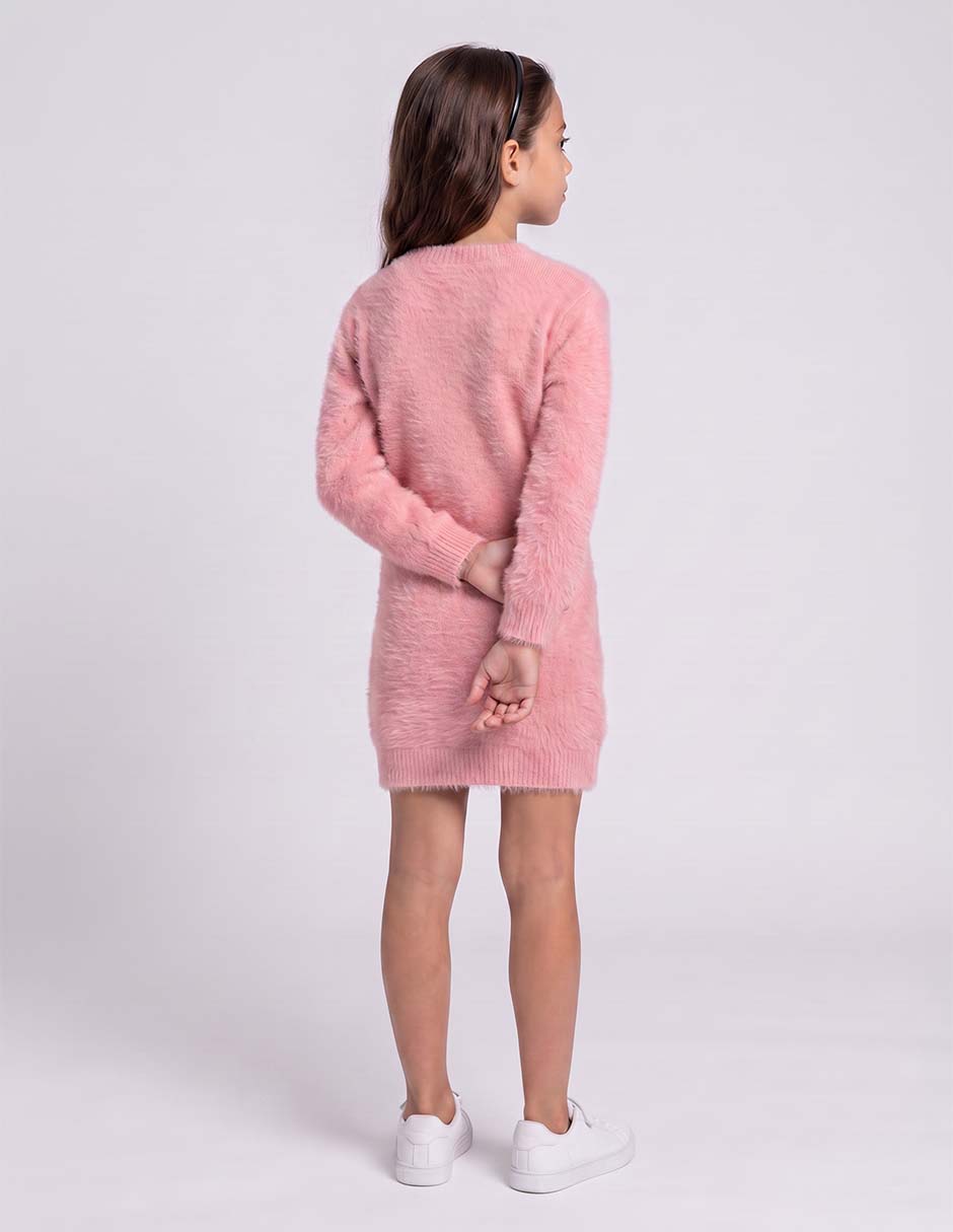 Vestido manga larga para niña 2