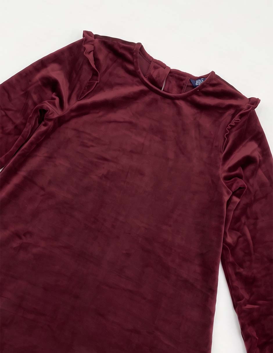 Vestido manga larga para niña 4