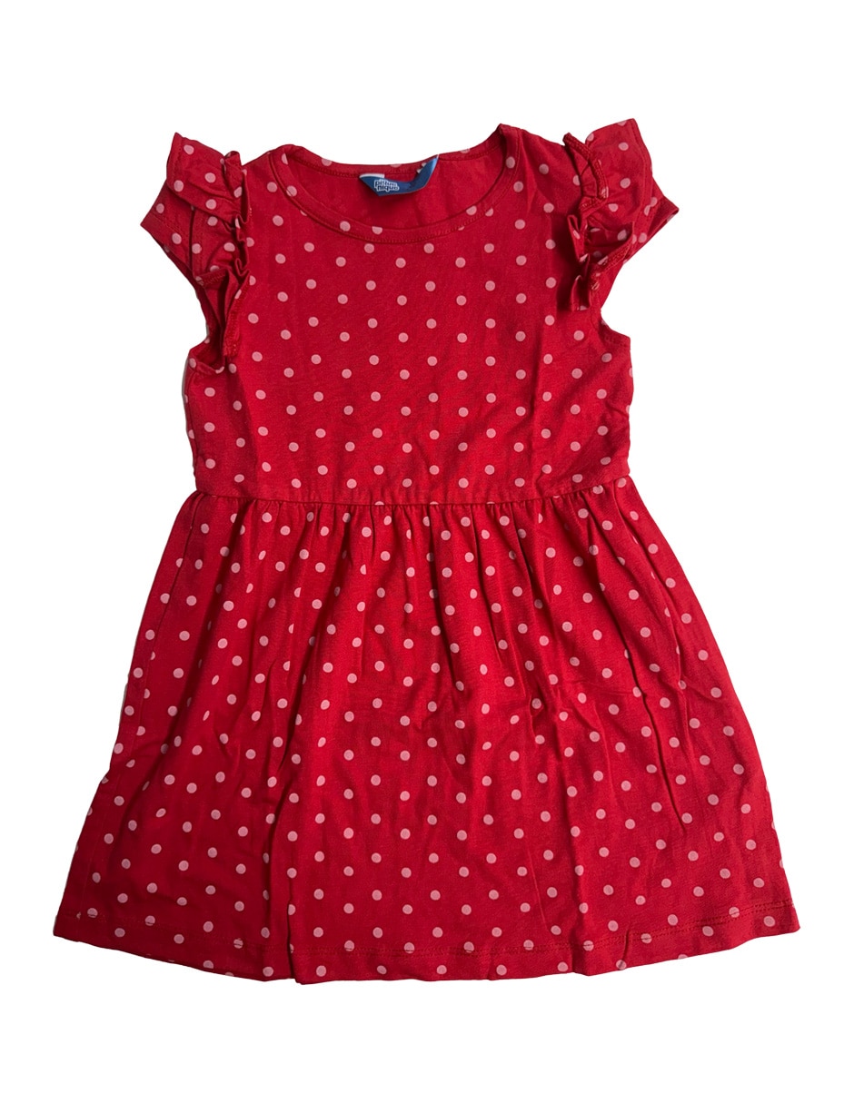 Set vestido manga cap para niña 5