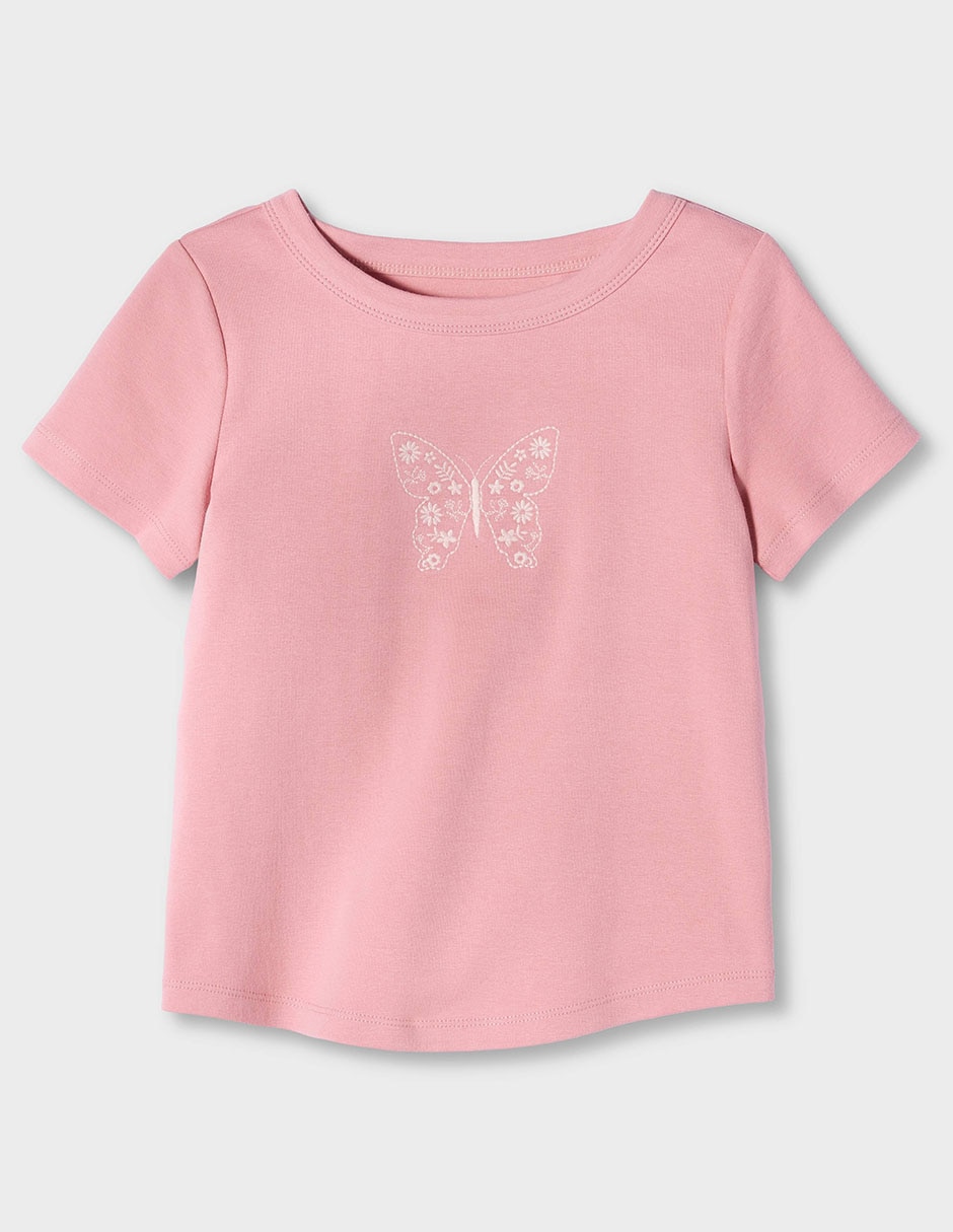 Playera manga para niña 2