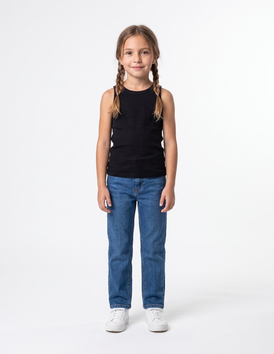 Playera sin manga para niña Playera sin manga para niña