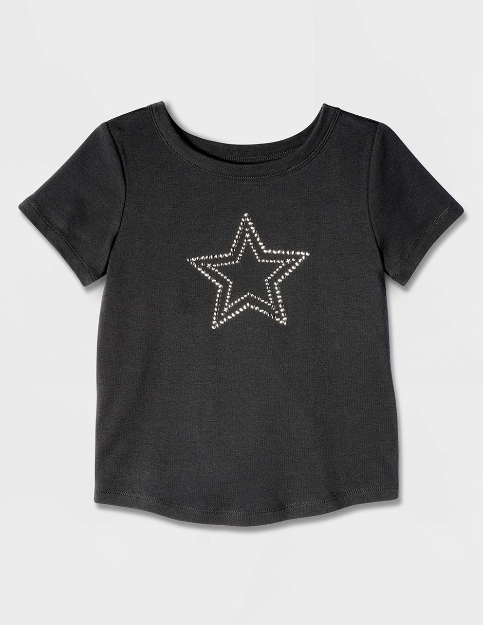 Playera manga para niña 2