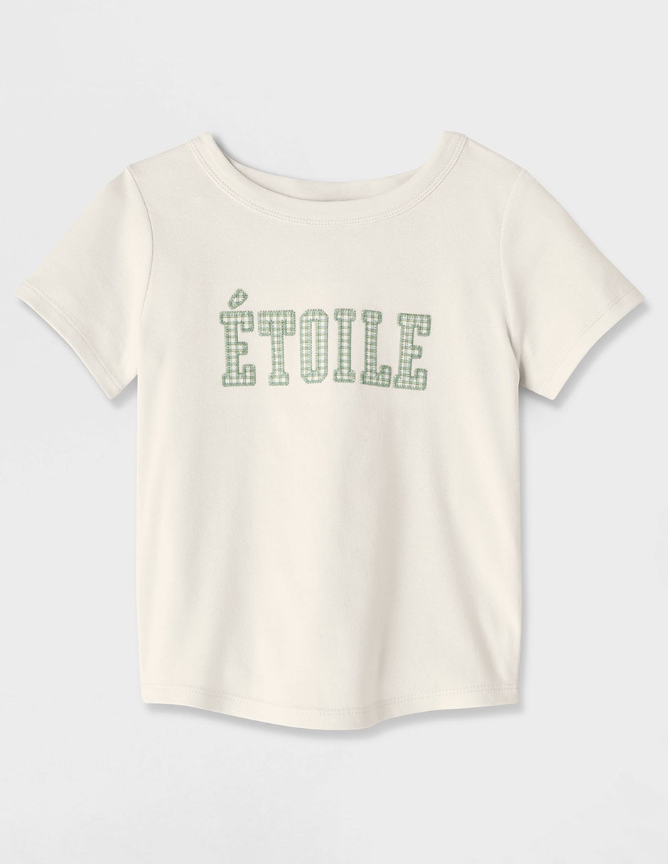 Playera manga para niña 3