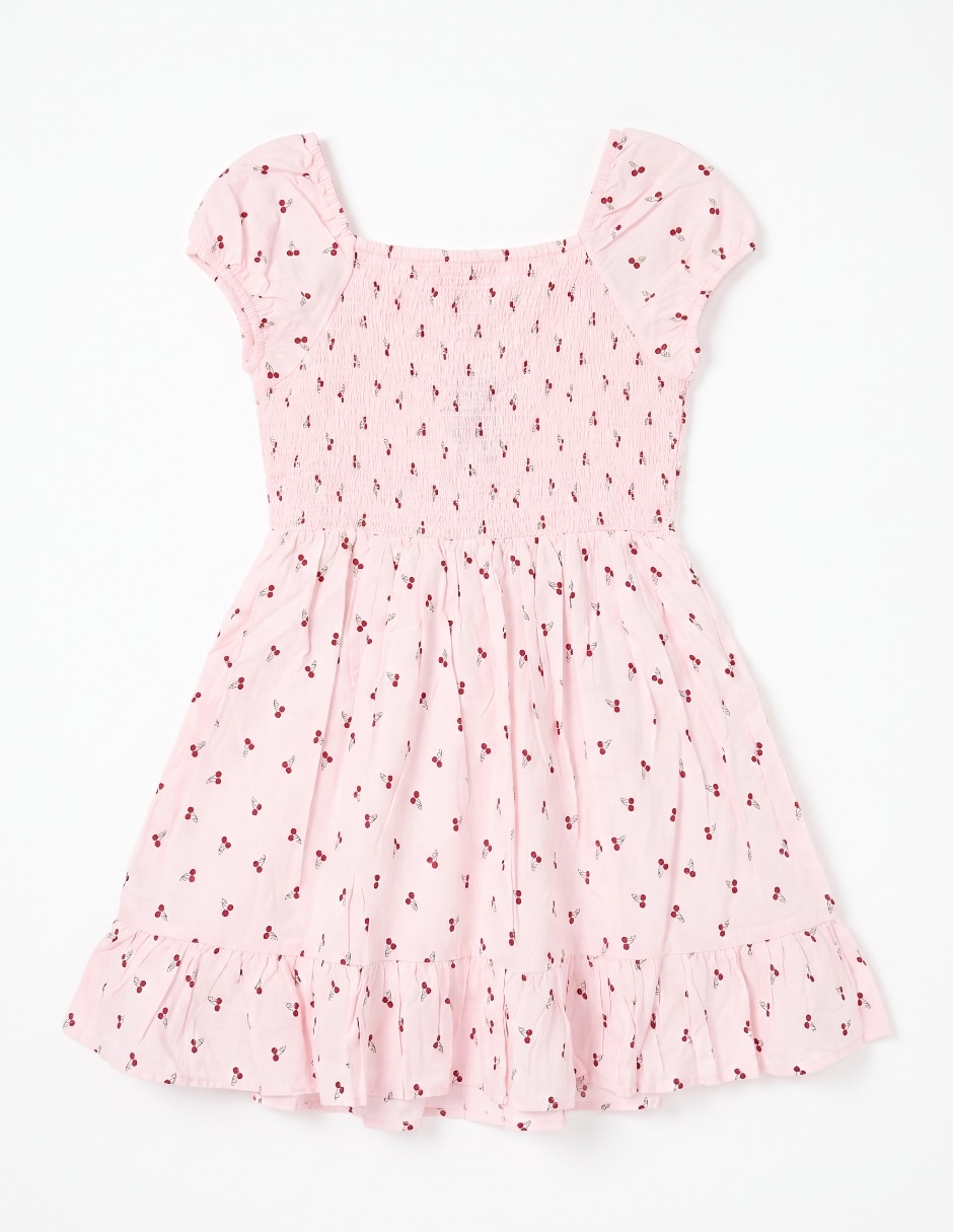 Vestido manga regular para niña 3