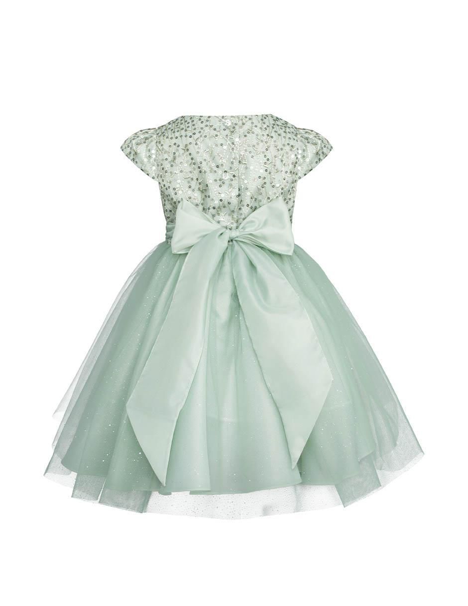 Vestido manga corta para niña